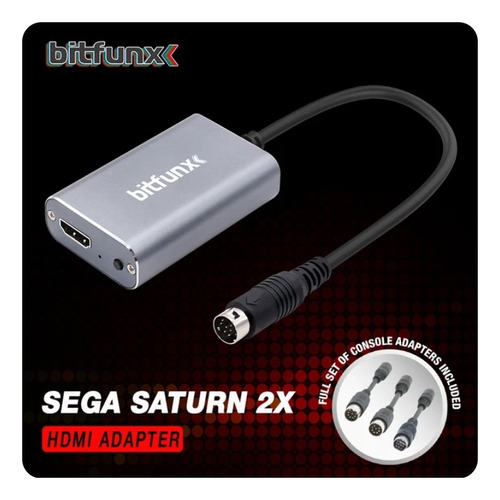 Adaptador Hdmi P/sega Saturn, Megadrive E Neo Geo Cd Bitfunx