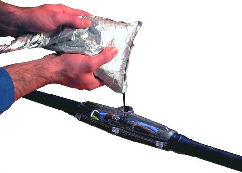 Mufa Resina Cellpack M13 Para Cable Uso Bomba Pozo Profundo