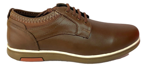 Zapato De Vestir 100% Piel Casual Oxford Moda Tenis 1026