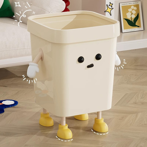 Lindo Bote De Basura Doméstico Para Dormitorio, Cocina Y Bañ