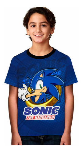 Camiseta Sonic Boom Moda Tallas Niños Y Adultos 