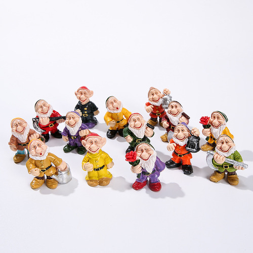 Nº 14 - Figuras De Bonsái De Resina De Gnomos En Miniatura