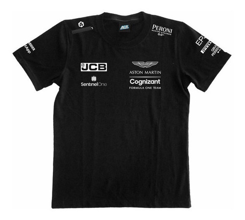 Remera F1 2022 Aston Martin Vettel Stroll Niños