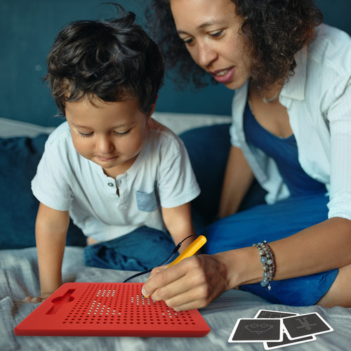 Tablero Magnético De Dibujo Para Niños Con Lápiz Y Tarjetas
