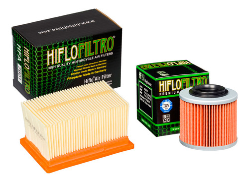 Kit Filtro De Ar Bmw G650 Gs + Filtro Oleo Hiflofiltro