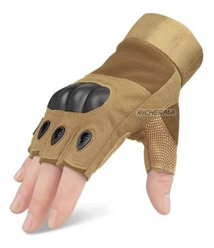 Guantes Cortos Con Protección Para Motos Bicicletas Tacticos