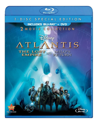 Atlantis Busca Reino Perdido + Regreso Milo Disney Bluray