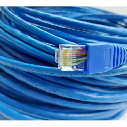 Cabo De Rede Para Internet Lan Utp Cat5 Montado 40 Metros