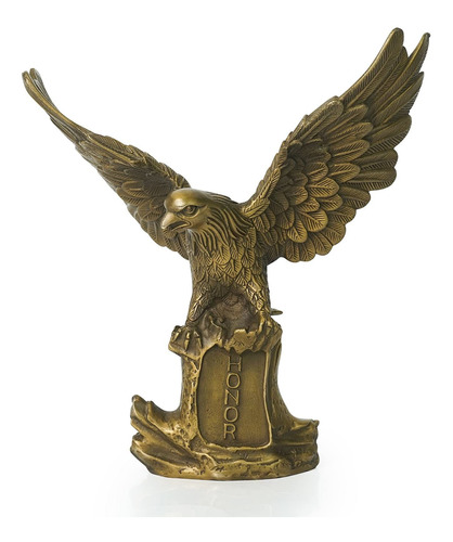 Dreamseden Estatua Aguila Calva Bronce 9.5  Alto Decoracion