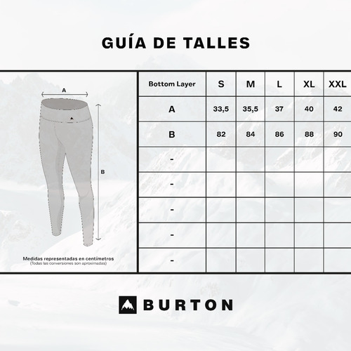 Imagen 4 de 4 de Calza Térmica Mujer Burton Bottom Layer