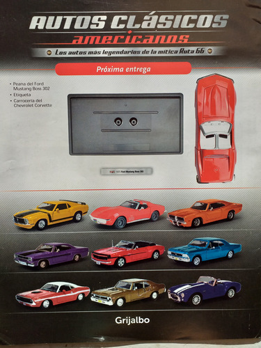 Autos Clasicos Americanos Ford Mustang Numero 3 Solo Revista (Usado)