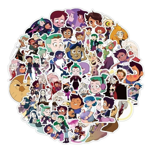 Imagen 4 de 4 de The Owl House - Set De 50 Stickers / Calcomanias / Pegatinas