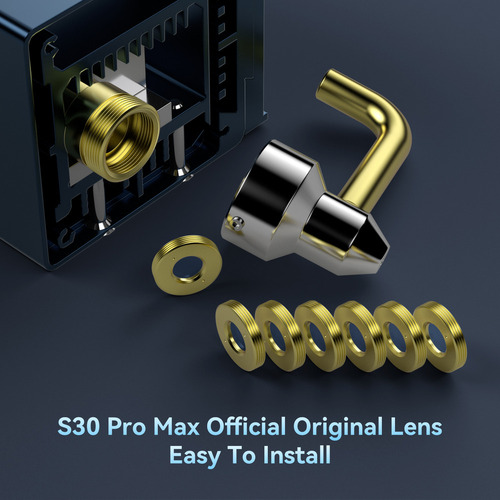 * Lente Láser Original Sculpfun S30 Pro Max, 6 Unidades,