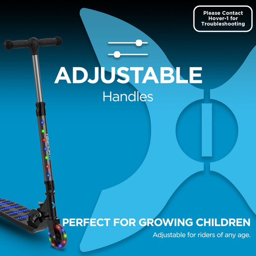 Patinete Hover-1 Nano Para Niños A Partir De Cinco Años Negr