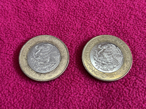 Moneda De 20 Pesos De Fuerza Aerea Mexicana (usada) Escasa