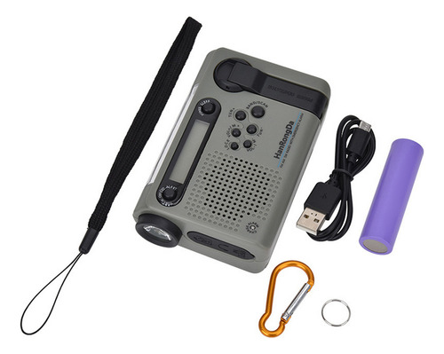 Radio Set De Alarma De Mano Con Batería Hanrongda Sos De 200