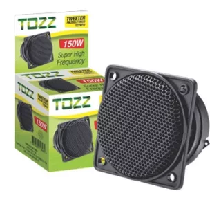 Tweeter Piezo Elétrico Quadrado 75rms 150w - Tozz C/10 Peças