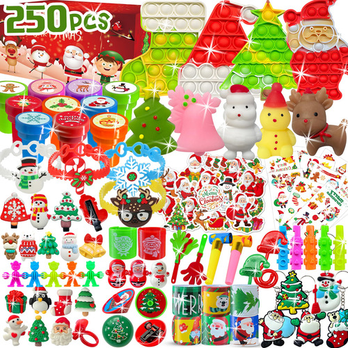 Surtido De Juguetes Navideños Rbonight, 250 Unidades, Para N