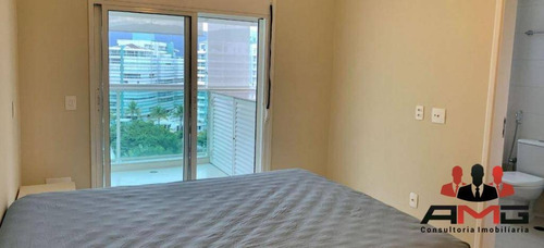 Apartamento Com 4 Dormitórios À Venda, 185 M² Por R$ 3.500.000,00 - Riviera - Módulo 8 - Bertioga/sp - Ap2708
