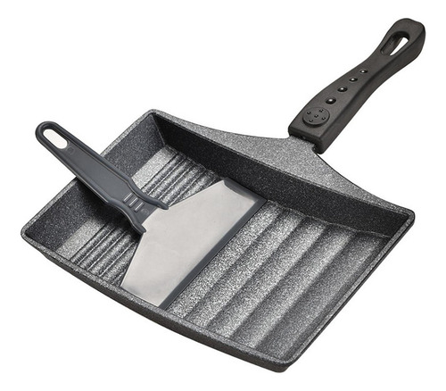 H Panela De Omelete Com Fundo Curvo Portátil Para