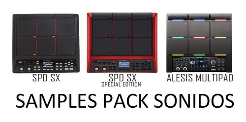 Samples Pack Sonido Spd-sx/spd-s/alesis/yamaha