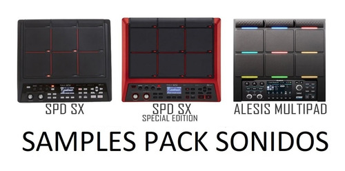 Imagen 1 de 5 de Samples Pack Sonido Spd-sx/spd-s/alesis/yamaha
