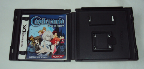 Castlevania Dawn Of Sorrow - Case Encarte Manual E Folhetos (Usado)