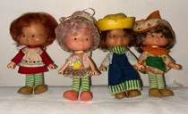 Comprar 4 Bonecas Coleção Moranguinho Anos 80 - Usadas- Originais