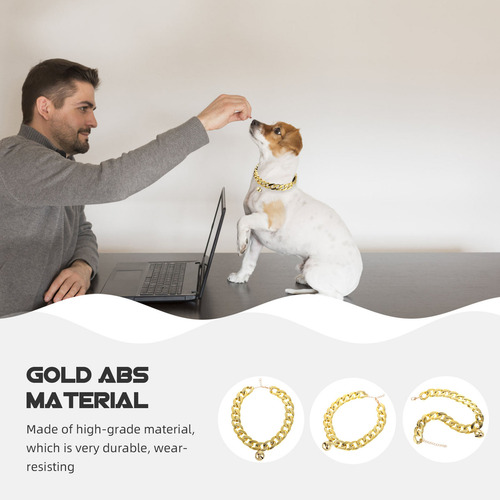 Collar Decorativo Con Forma De Campana Para Perro, Cadena Do