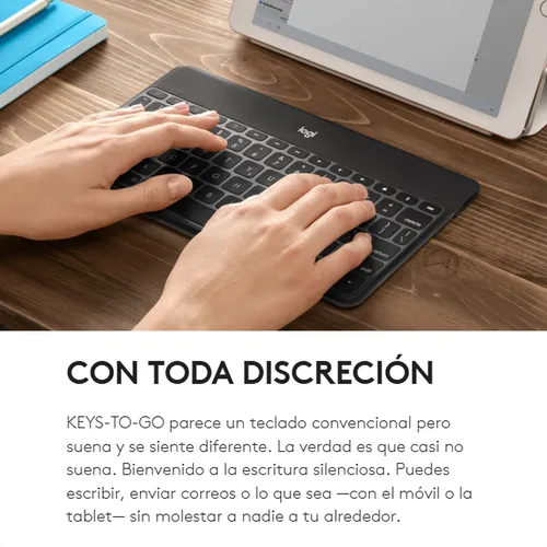 Teclado Bluetooth Logitech Keys-to-go / iPhone iPad Apple Tv