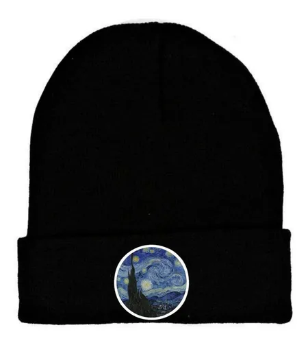 Gorro Tipo Beanie Noche Estrellada Van Goh Aesthetic Gb037