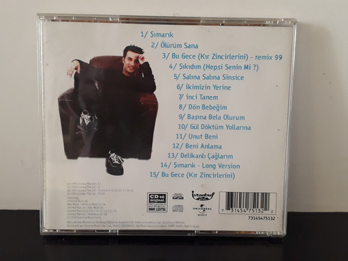 Cd Tarkan Tarkan 1999 Versão Capa Acrilica (Usado)