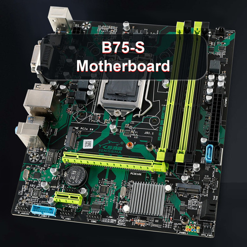 Placa Madre B75-s Lga 1155 Compatible Con 4*ddr3 Usb3.0 Sata