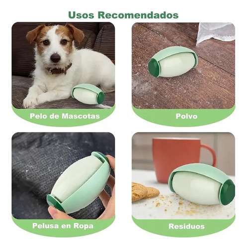 Cepillo Quita Pelusa Mascotas Lavable Y Reutilizable .