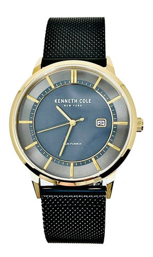Kenneth Cole Ny - Reloj Análogo Kc50784005a Hombre Color de la correa Negro Color del bisel Negro Color del fondo Negro