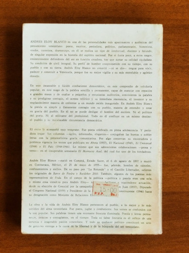 Poesia / Andres Eloy Blanco (Usado)