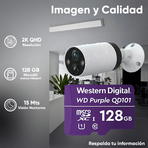 Tapo & Cronos 2 Cámaras De Seguridad 2k Tapo-c420s2-plus-128 + Microsd 128gb Bateria Larga Duración Protección Ip65 Alarma Luz Y Sonido Audio Doble Vía Detección Ai C420s2 Cctv Visión Nocturna A Color