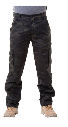 Imagem 1 de 6 de Calça Militar Tática Masculina 06 Bolsos Reforçada Rip Stop