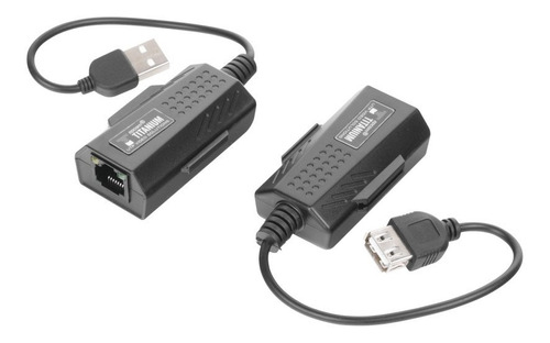 Extensor Transceptor Usb Por Cable Utp Rj45 Hasta 50 Metros