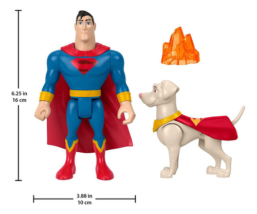Fisher-price Dc League Of Super-pets Superman Krypto, Juego