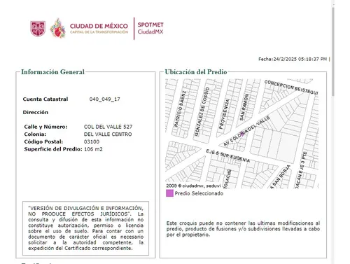 Casa En Venta En Avenida Colonia Del Valle, Col Del Valle Centro, Benito Juárez Maja98
