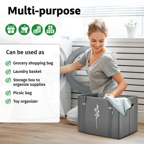 Bolsas De Supermercado Reutilizables Green Bulldog, Resisten