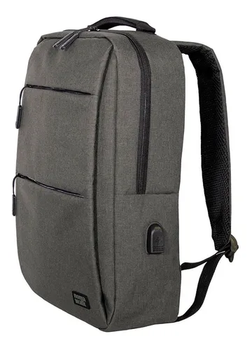 Morral Maleta Mochila Para Pc 17 Pulgadas Dynamic Gris