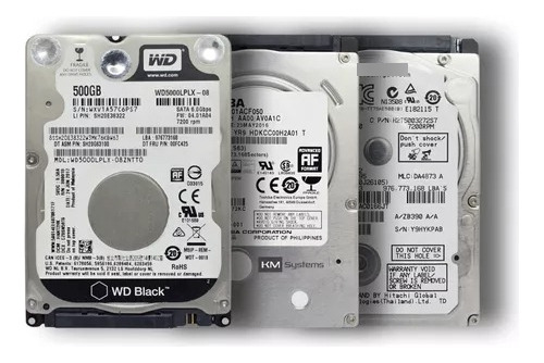 Disco Duro Hdd Portatil Interno 500gb Varias Marcas Usado