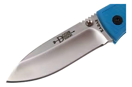 Ka-bar 4062bl, Cazador Plegable Dozier, Mango Azul