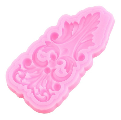 4pcs Molde De Silicona Barroco Curlicues Scroll Lace Fondant