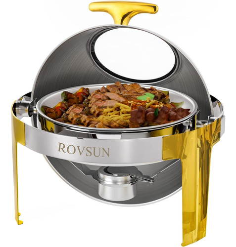 Juego De Platos Tipo Buffet Rovsun Redondos Para Rozaduras,