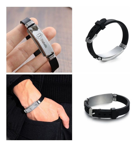 Pulsera De Alerta Médica Para Diabetes, Epilepsia