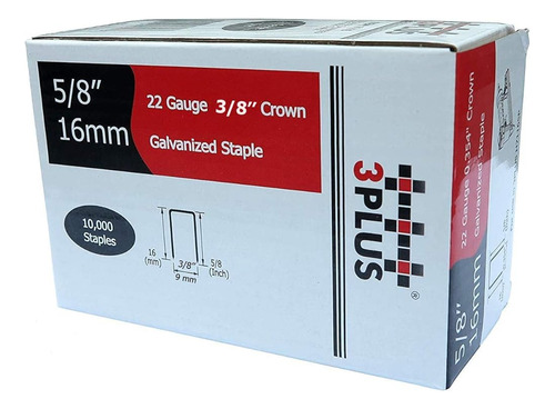 3plus 71/16 Corona De Calibre 22 De 3/8 De Pulgada (9 Mm) Gr
