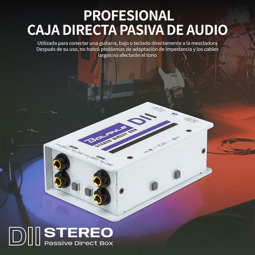 Bolanle Pro Di Caja Directa Pasiva - 2 Canales Instrument...